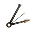 Three piece pipe tool with tamper, reamer and spoon