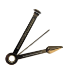 Three piece pipe tool with tamper, reamer and spoon