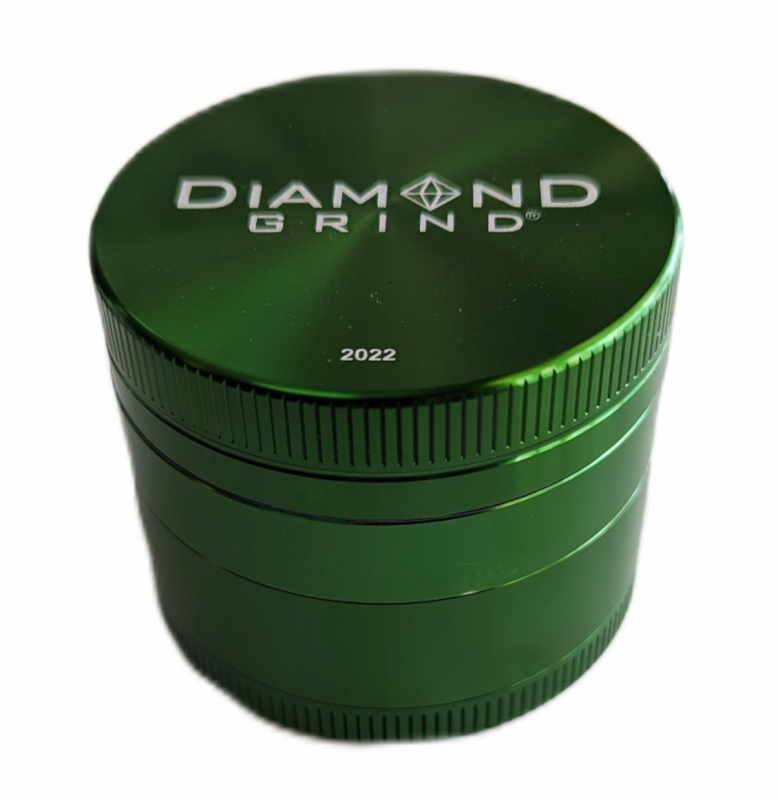 Diamond Grind Anodized 63mm - Four Piece