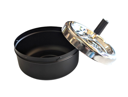 Spinning Ashtray Open