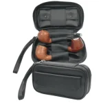 3 Pipe Tobacco Bag with Pouch