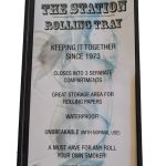 The Station Rolling Tray Black