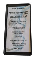 The Station Rolling Tray Black