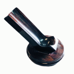 Ebony 1 Pipe Stand