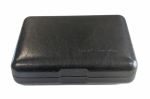 Black Bonded Leather Travel Humidor 14ct