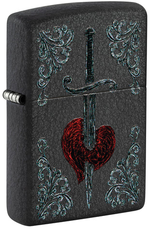 Zippo Heart Dagger Tattoo