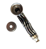 Diamond Cut Metal Pipe 1