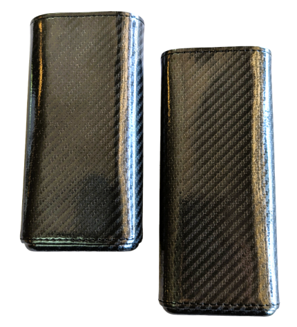 Carbon Finish Cigar Case Open